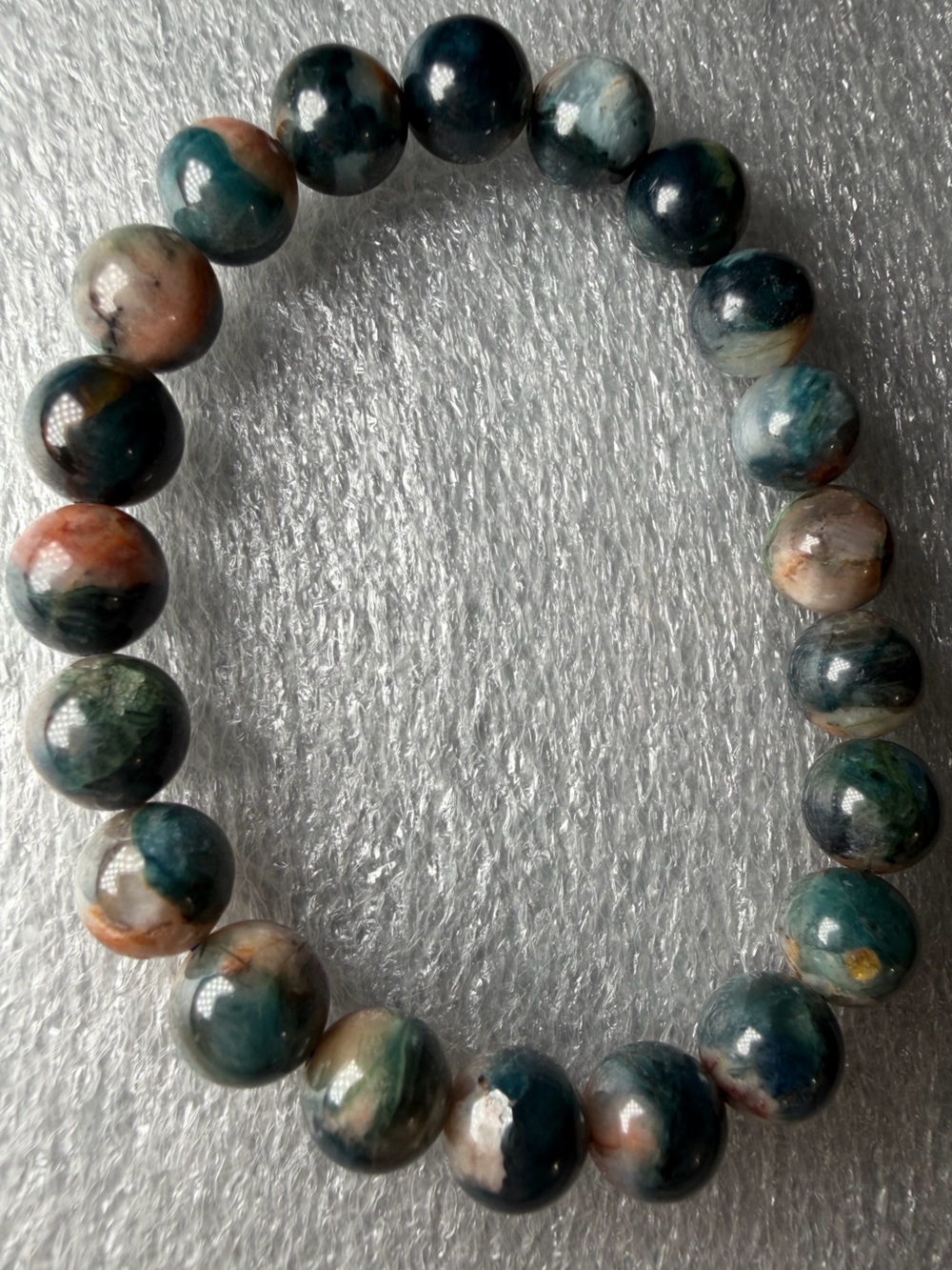 Beautiful 9MM “Galaxy” Sugilite Natural Crystal Bracelet